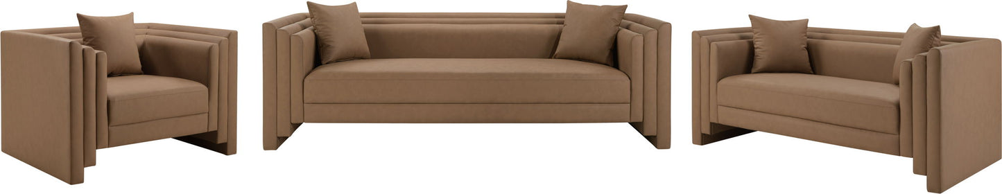 Everett - Vegan Leather Upholstered Loveseat