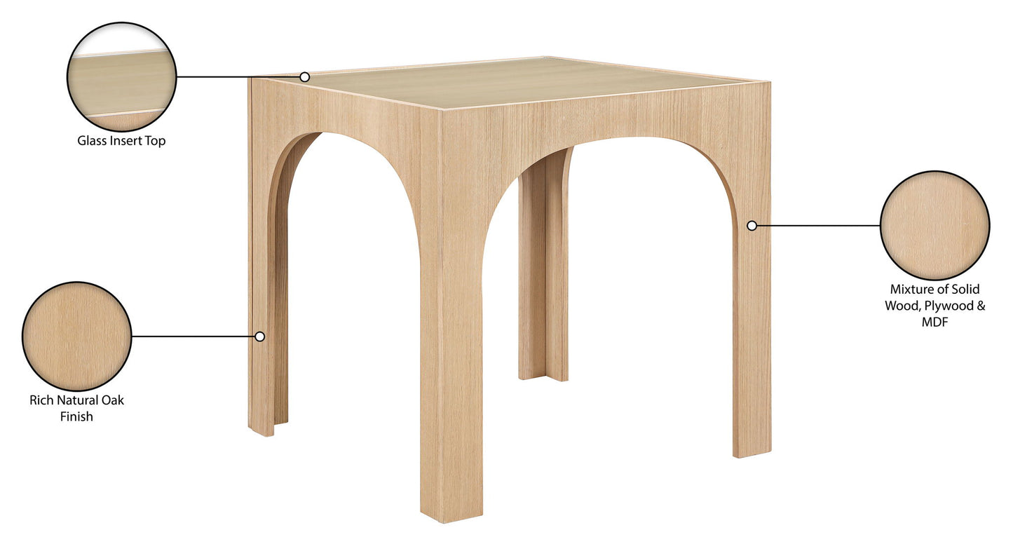 Waldorf - Tempered Glass Top Table
