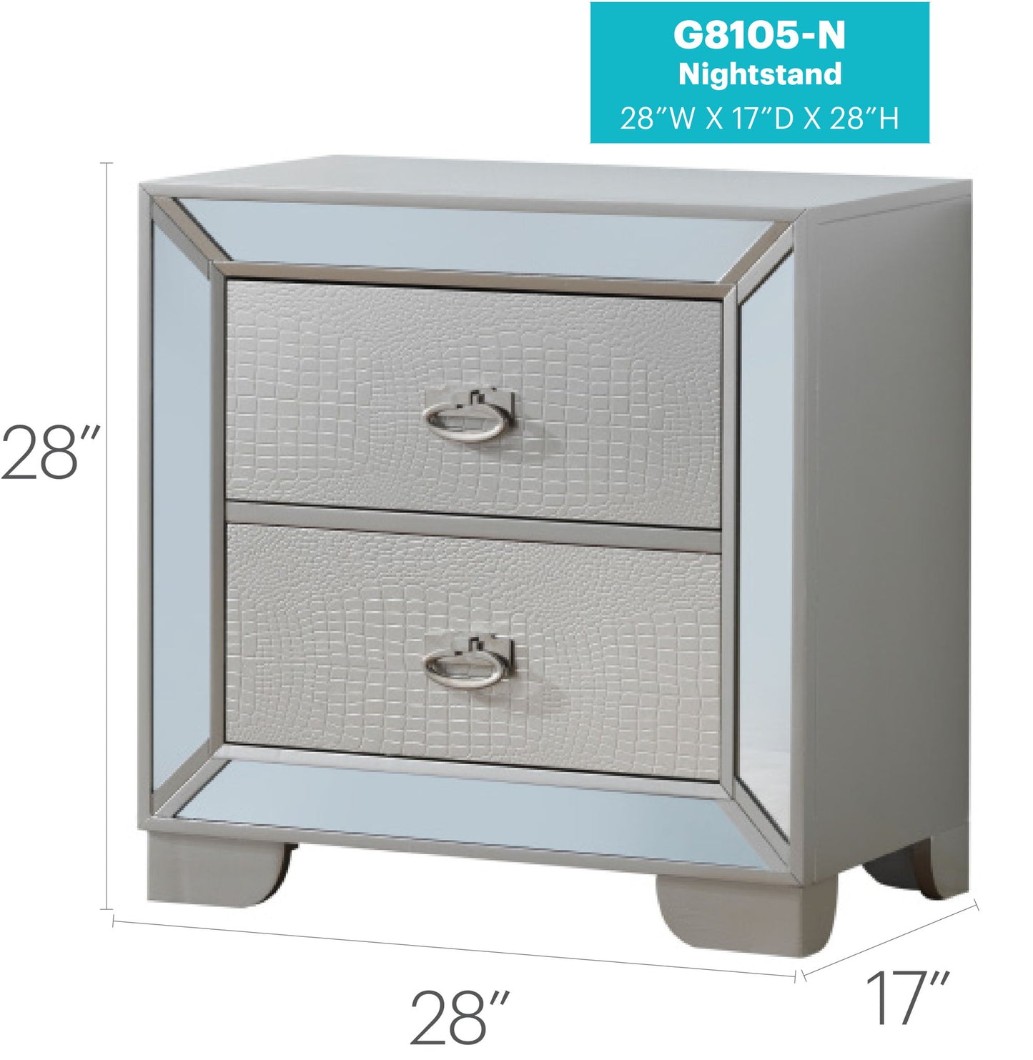 Glory Furniture - Hollywood Hills - Nightstand