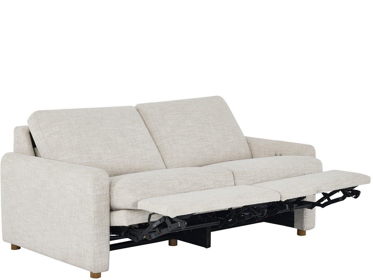 Hyde - Loveseat - White / Gray