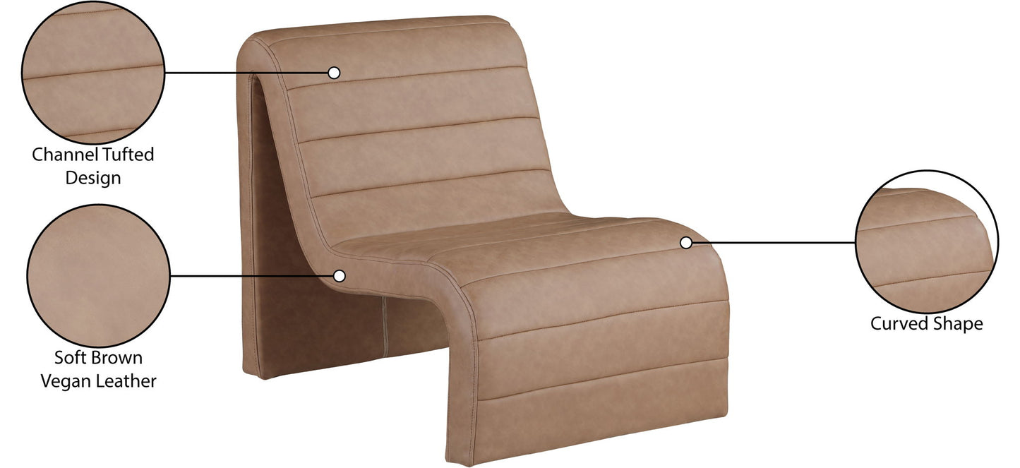 Ivy - Faux Leather Accent Chair