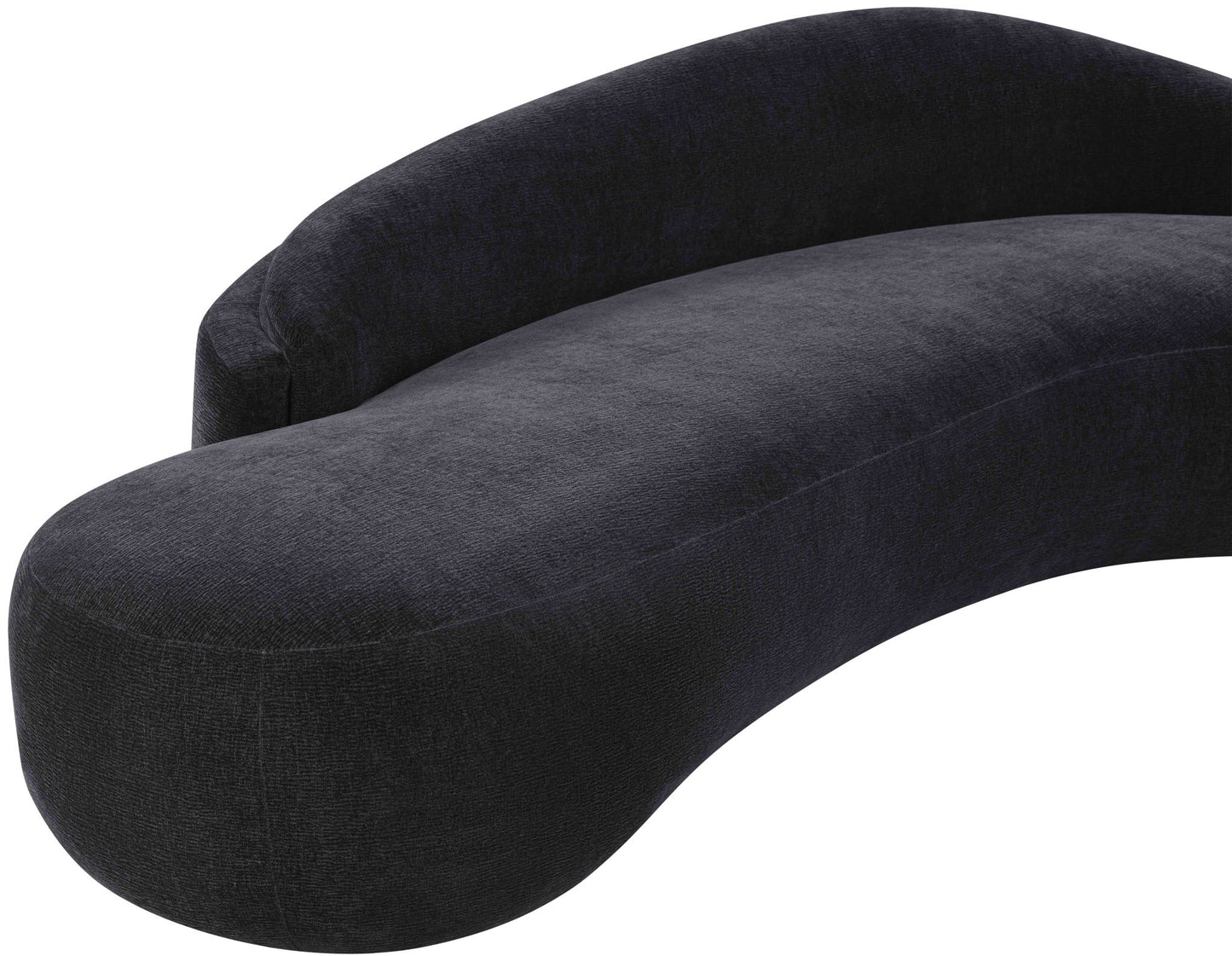 Caspian - Chenille Fabric Upholstered Loveseat