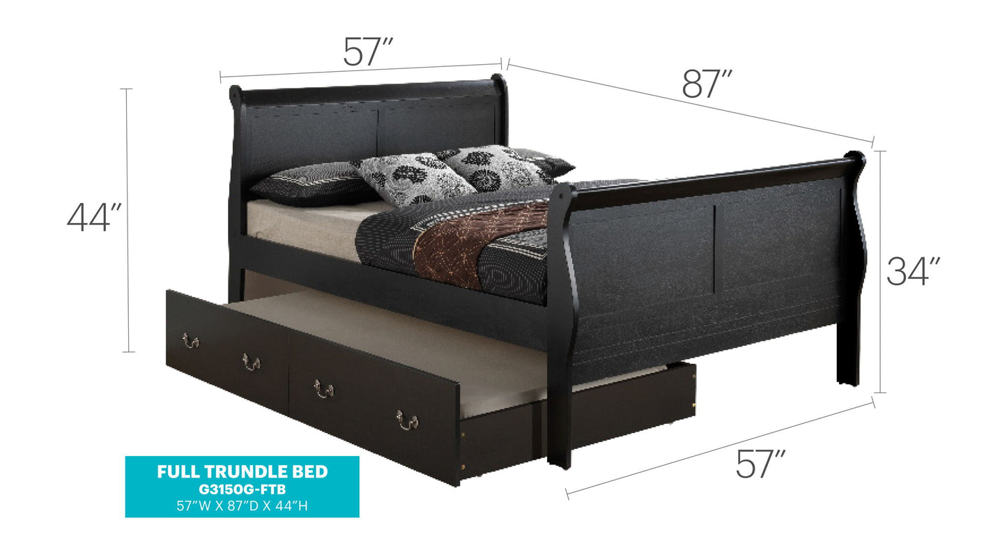 Glory Furniture - Louis Phillipe - Trundle Bed