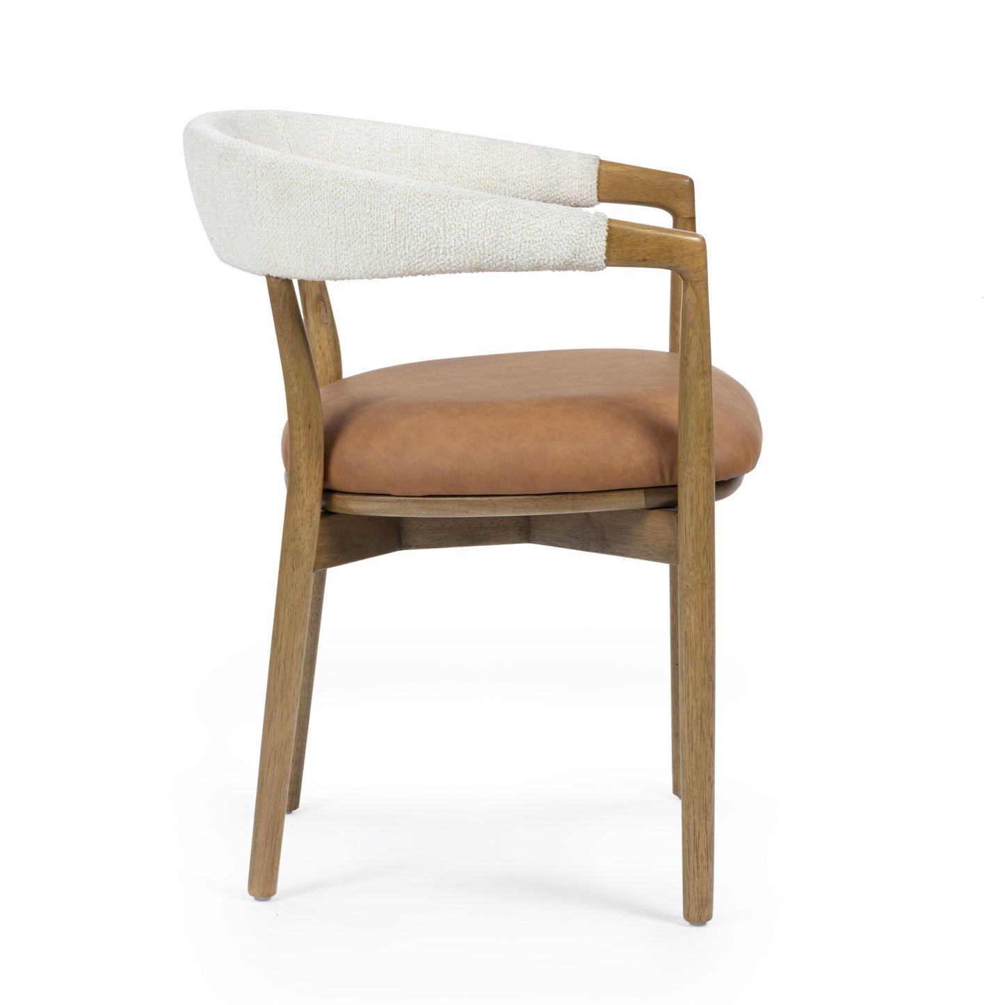 Vina - Dining Chair - Cognac / Cream
