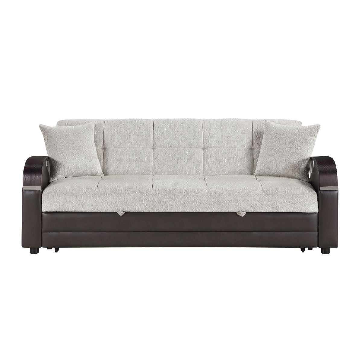 Hybrid Sofa with Pull-out Bed and Click Motion Back