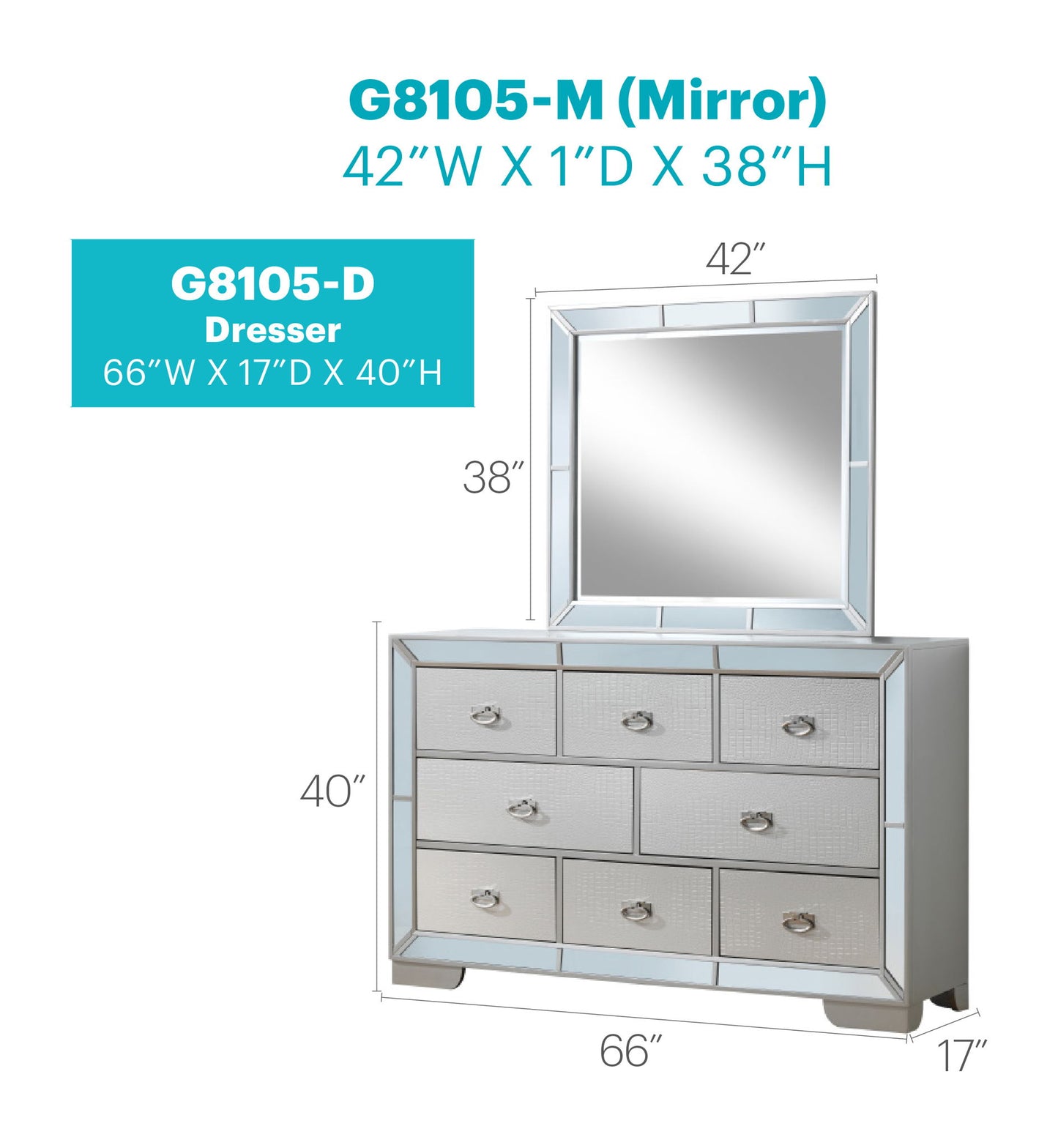 Glory Furniture - Hollywood Hills - Dresser