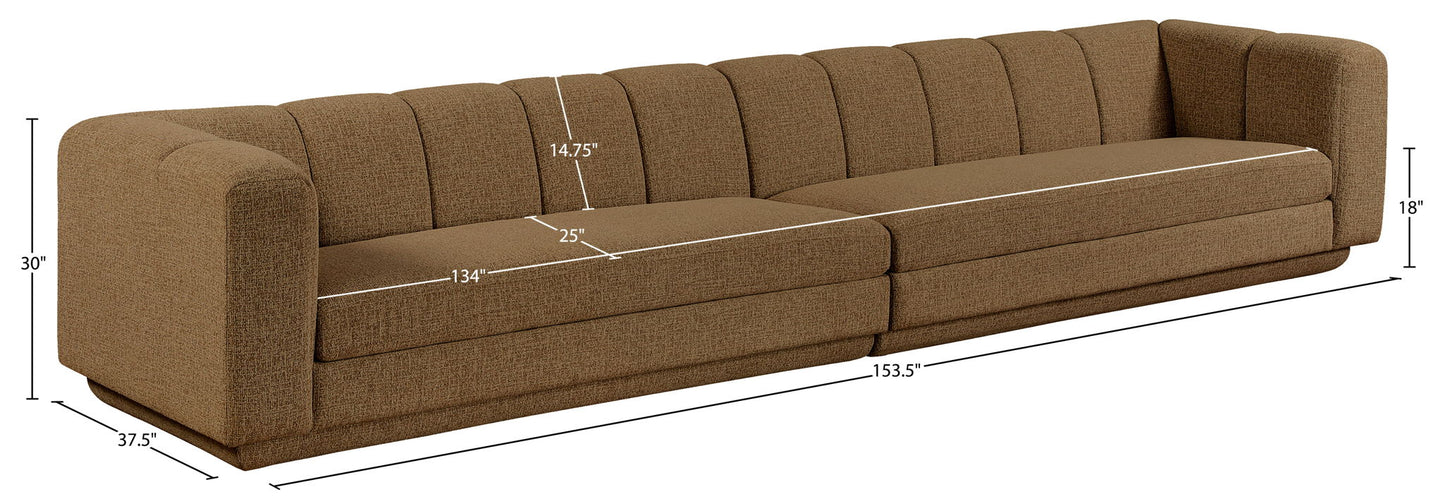 Modari - Sectional - Brown