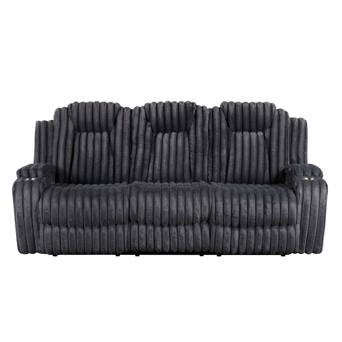 Phyllis Double Reclining Sofa with Cup Holders