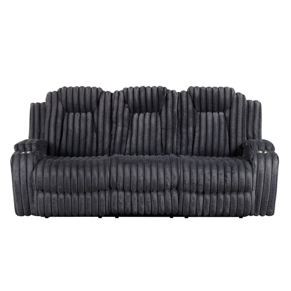Phyllis Double Reclining Sofa with Cup Holders