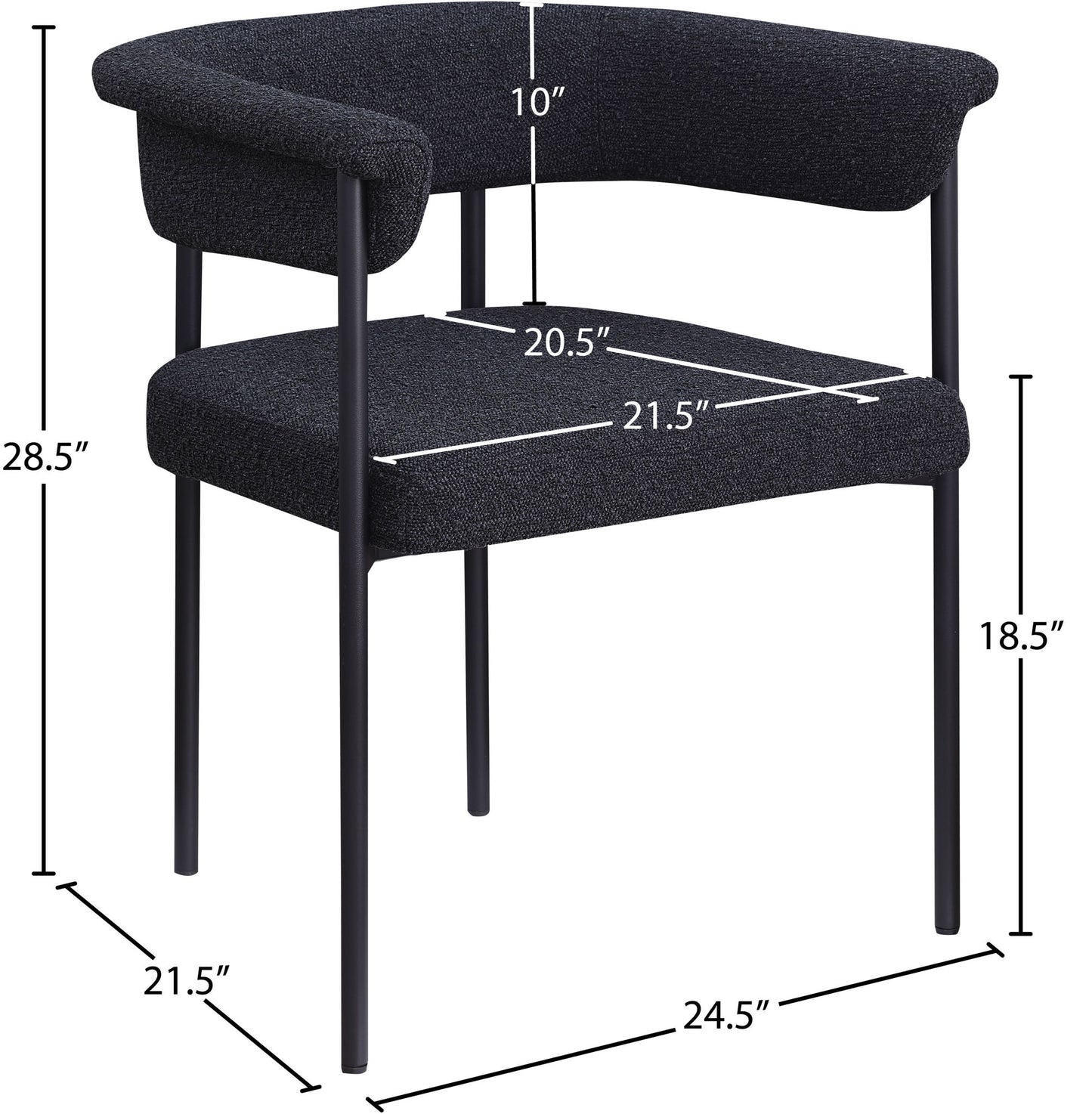 Malin - Boucle Dining Chair (Set of 2)
