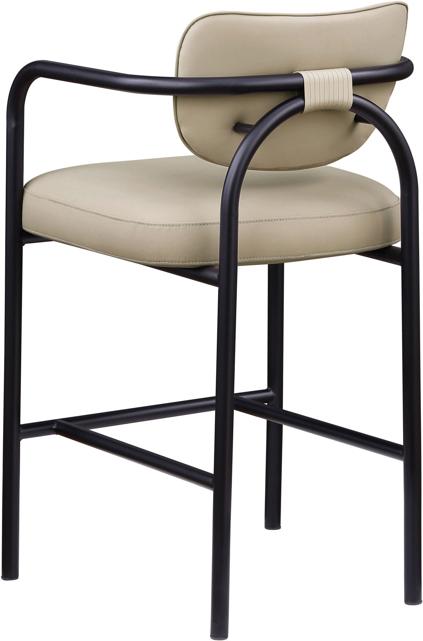 Serava - Vegan Leather Upholstered Bar Stool