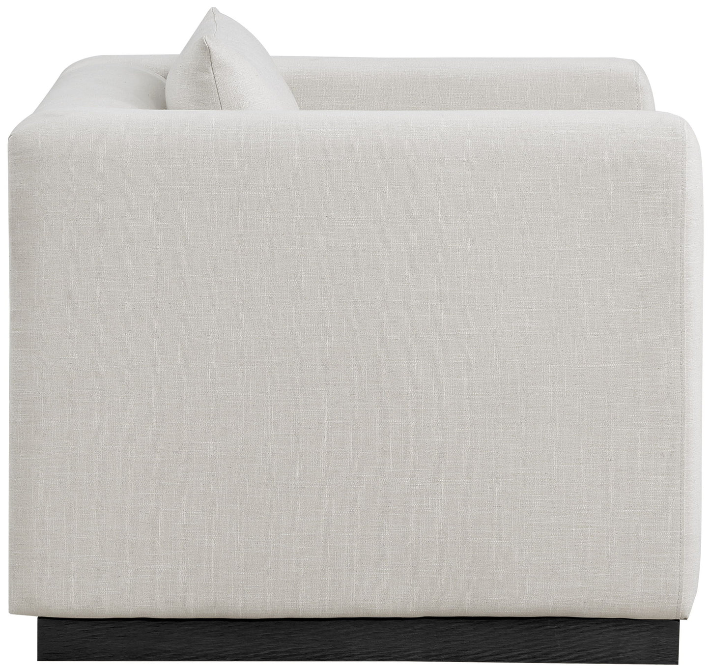 Alfie - Linen Textured Fabic Chair