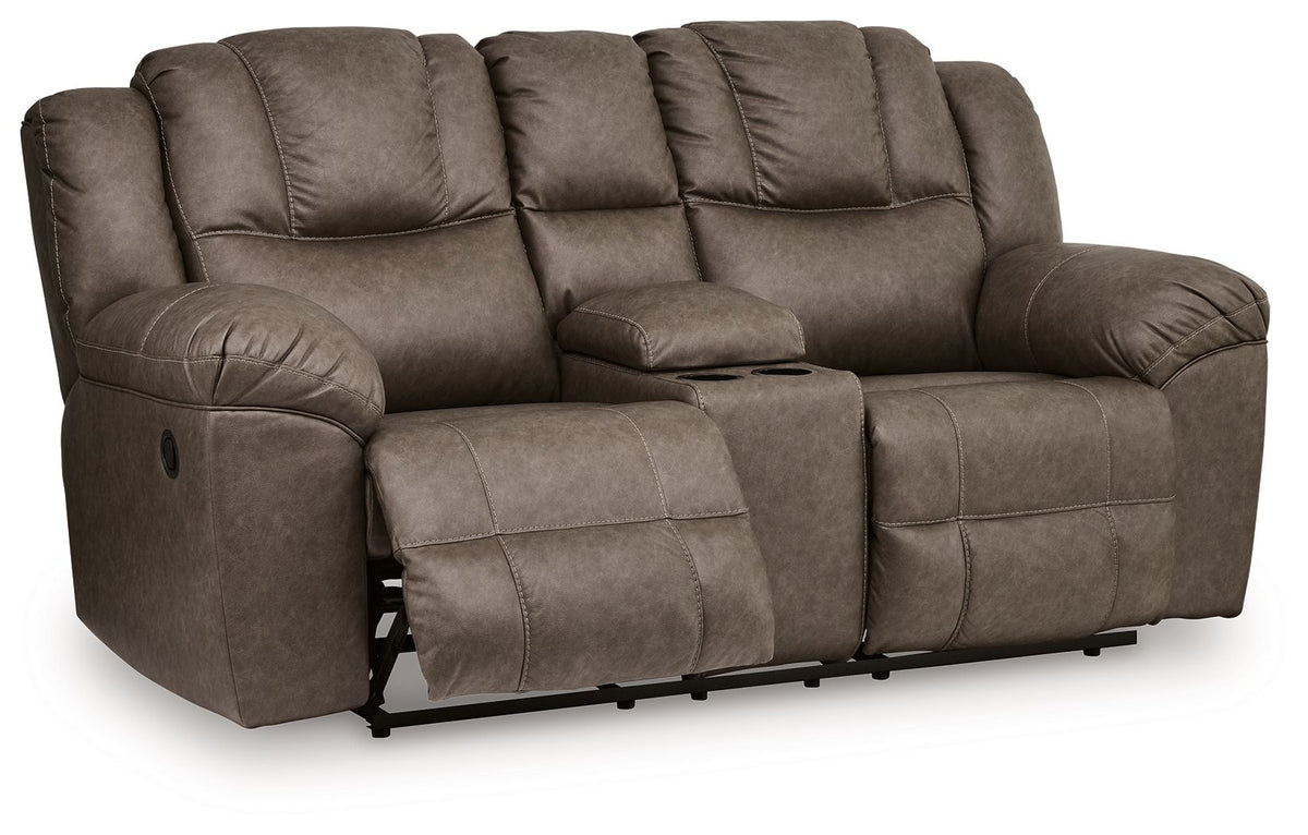 Lowilla - 2 Pc. - Reclining Sofa And Loveseat - Driftwood