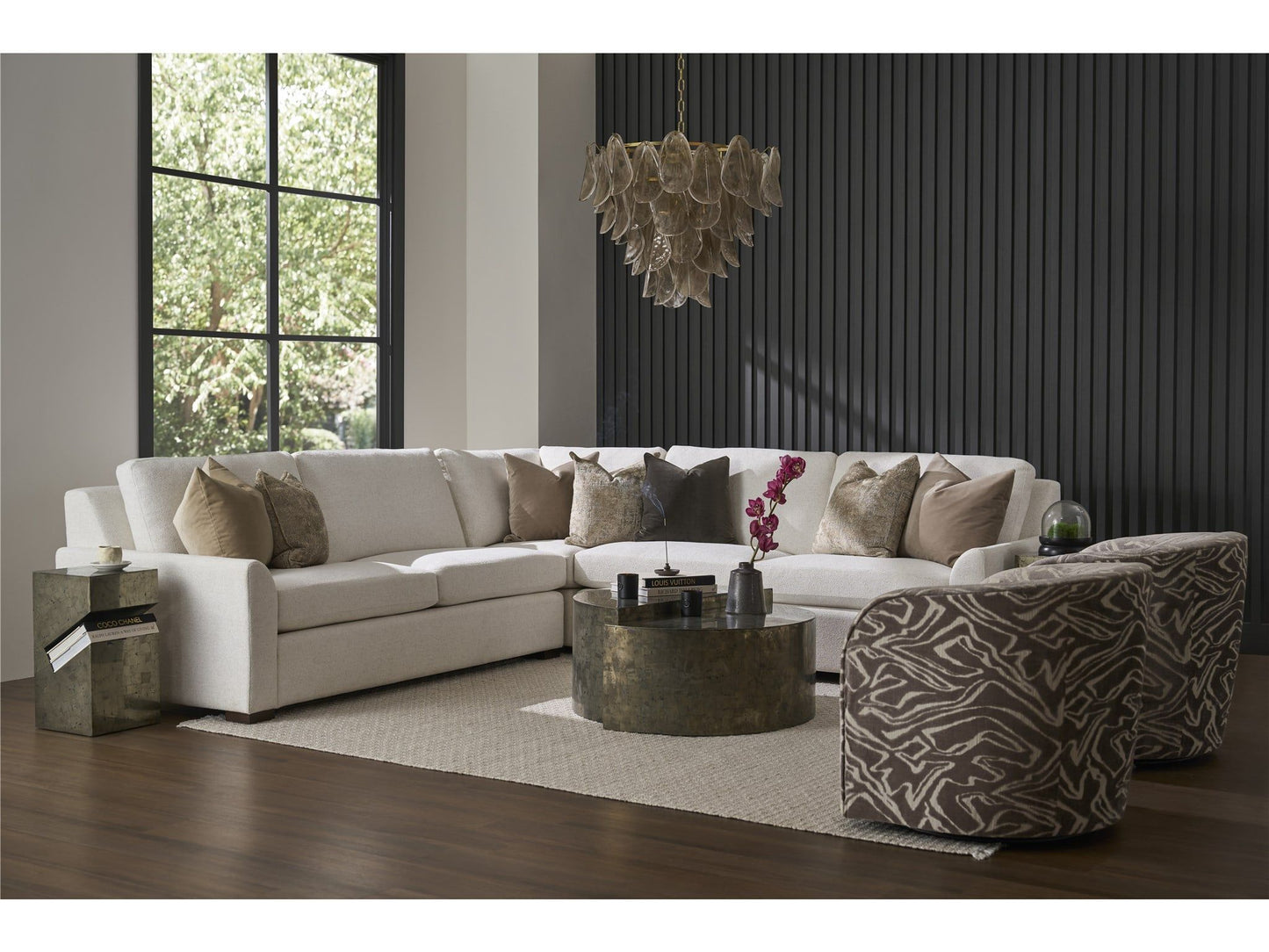 Modern - Pyrite Side Table - Bronze / Dark Gray