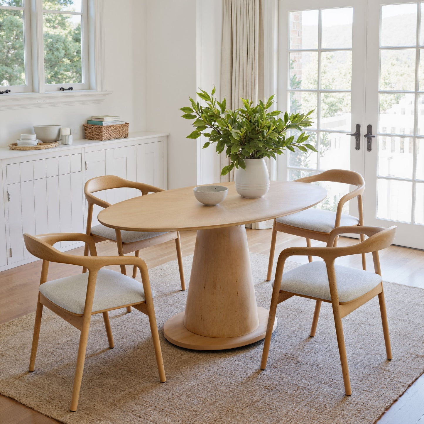 Hosoi - Dining Chair - Beige
