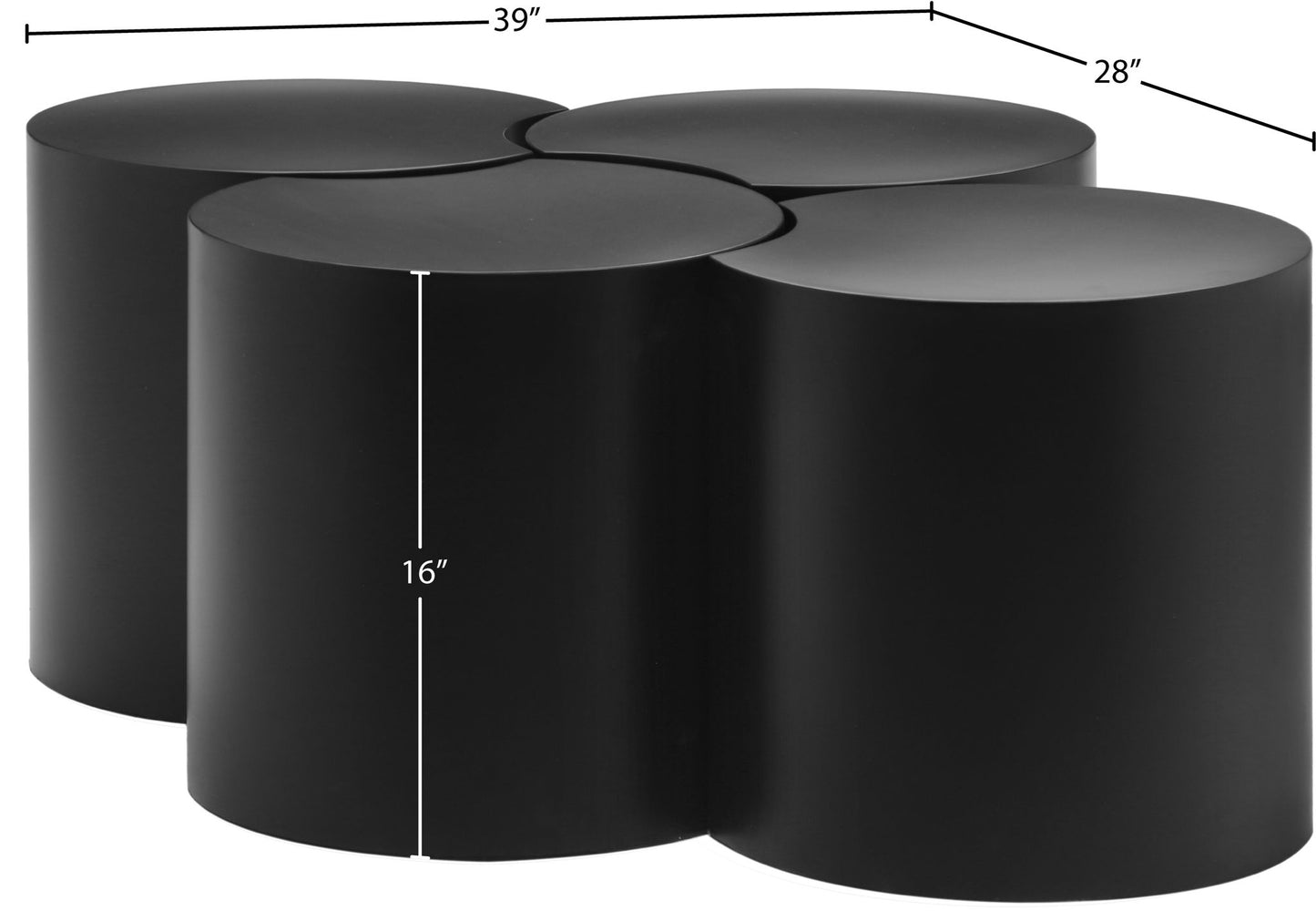 Dimple - 4 Piece Modular Coffee Table