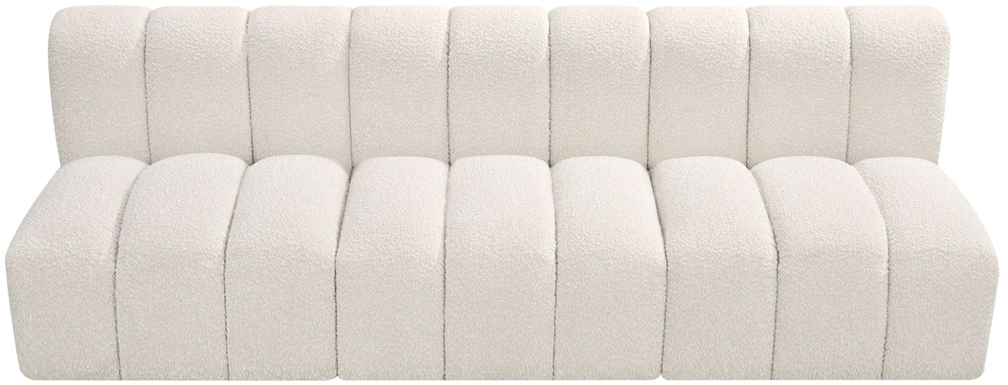 Arc - Boucle Fabric 3 Seats Modular Sofa