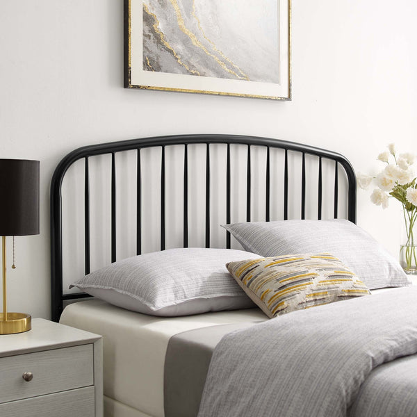 Nova Metal Headboard - King, Black