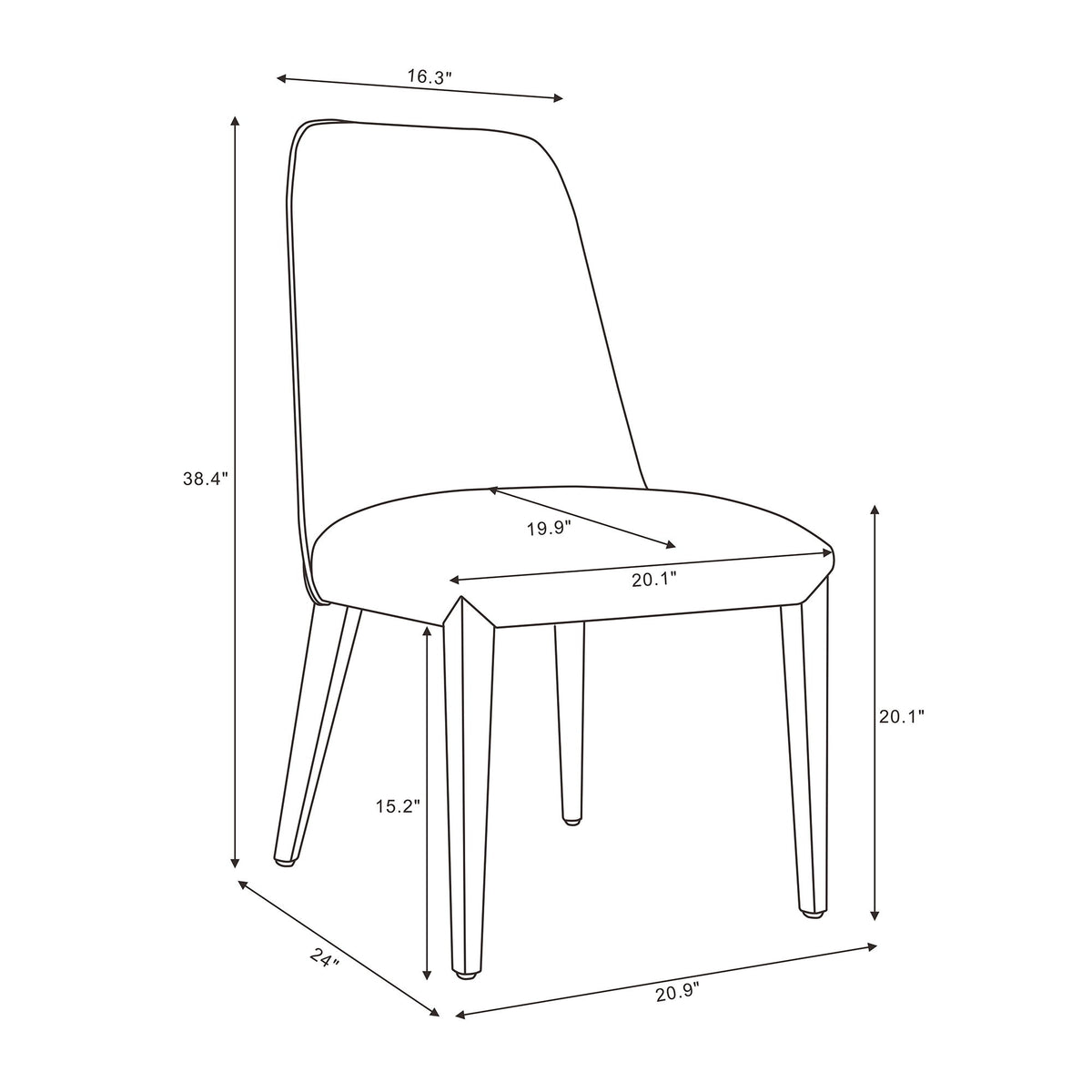 Belmont - Side Chair (Set of 2) - Taupe