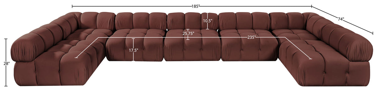 Orin - U-Shaped 7 Piece Modular Sectional