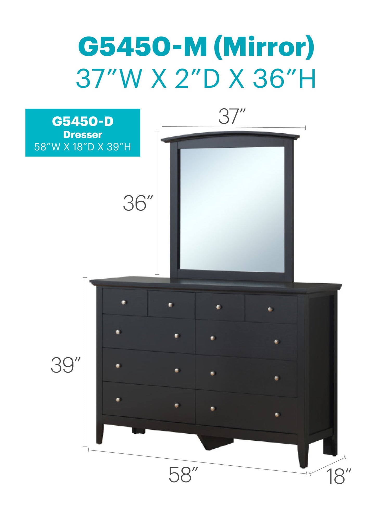 Glory Furniture - Hammond - Dresser