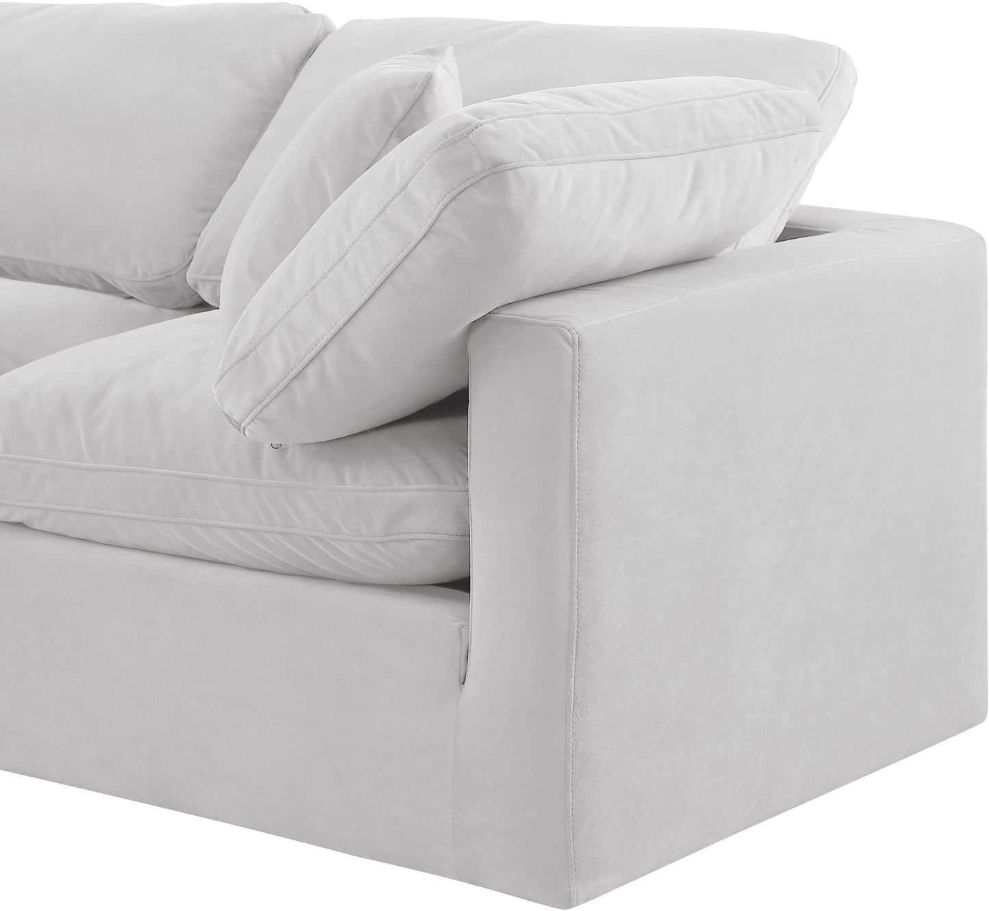Indulge - Velvet 6 Piece Modular U-Shaped Sectional