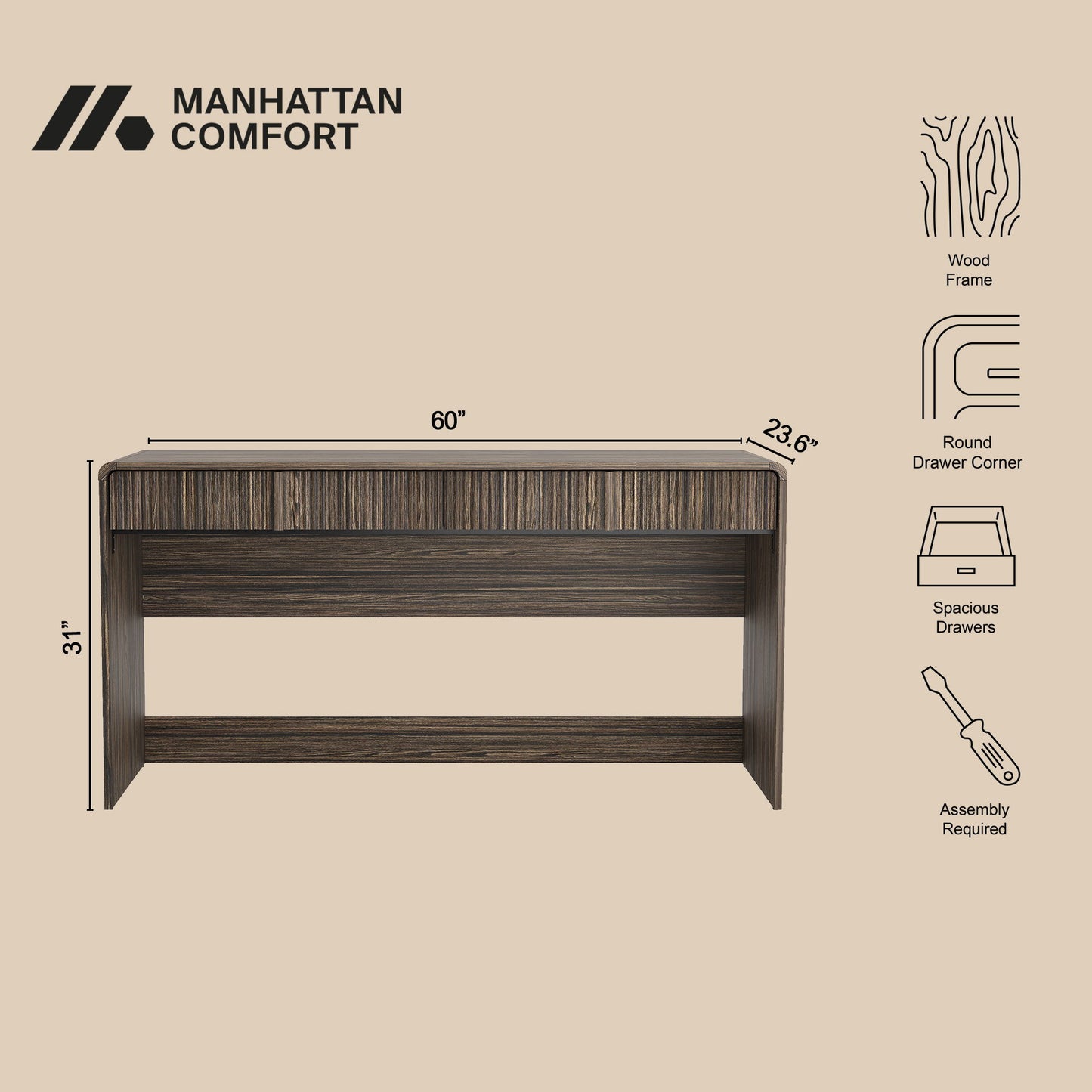 Manhattan Novara - Writing Desk
