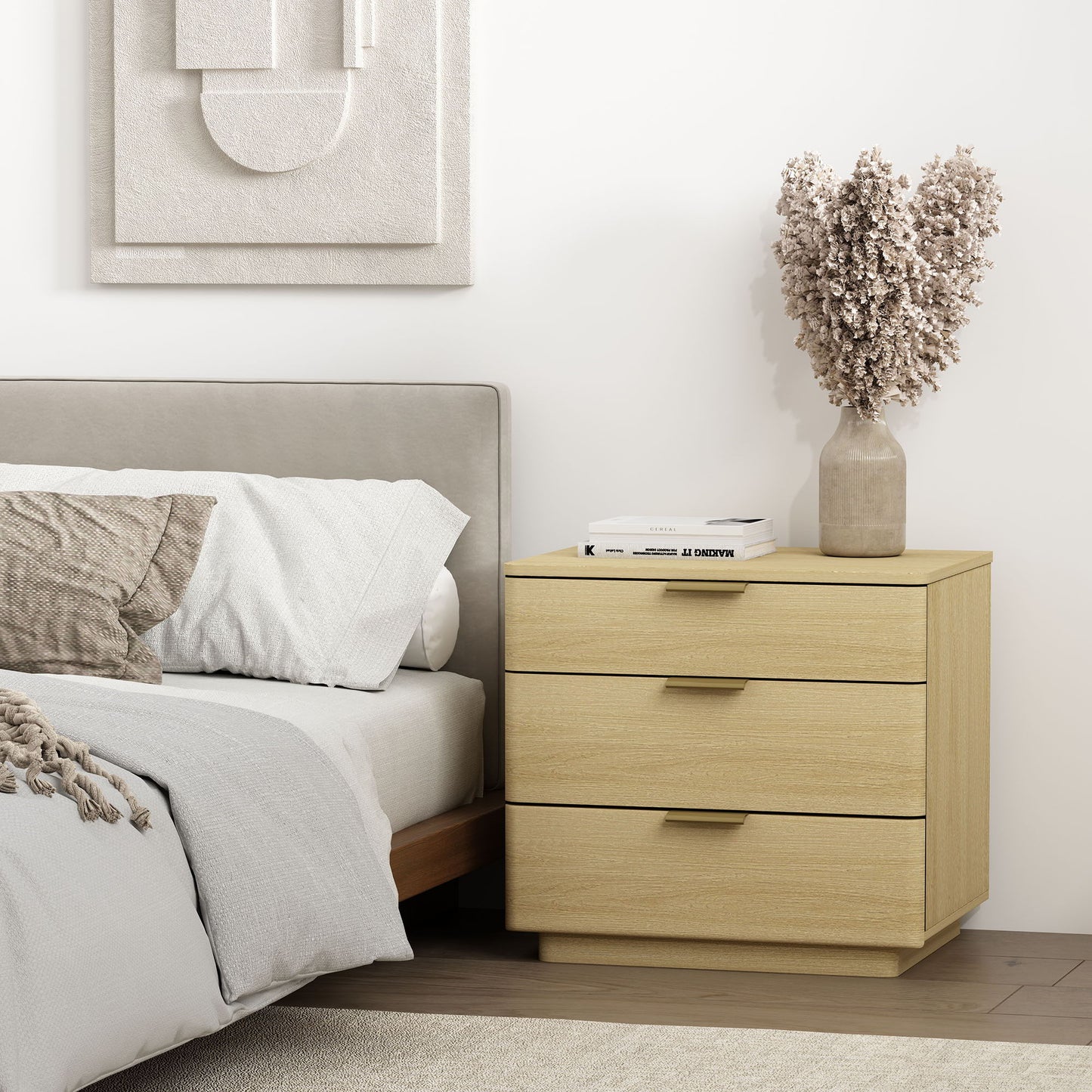 Manhattan Payton - 3-Drawer Nightstand