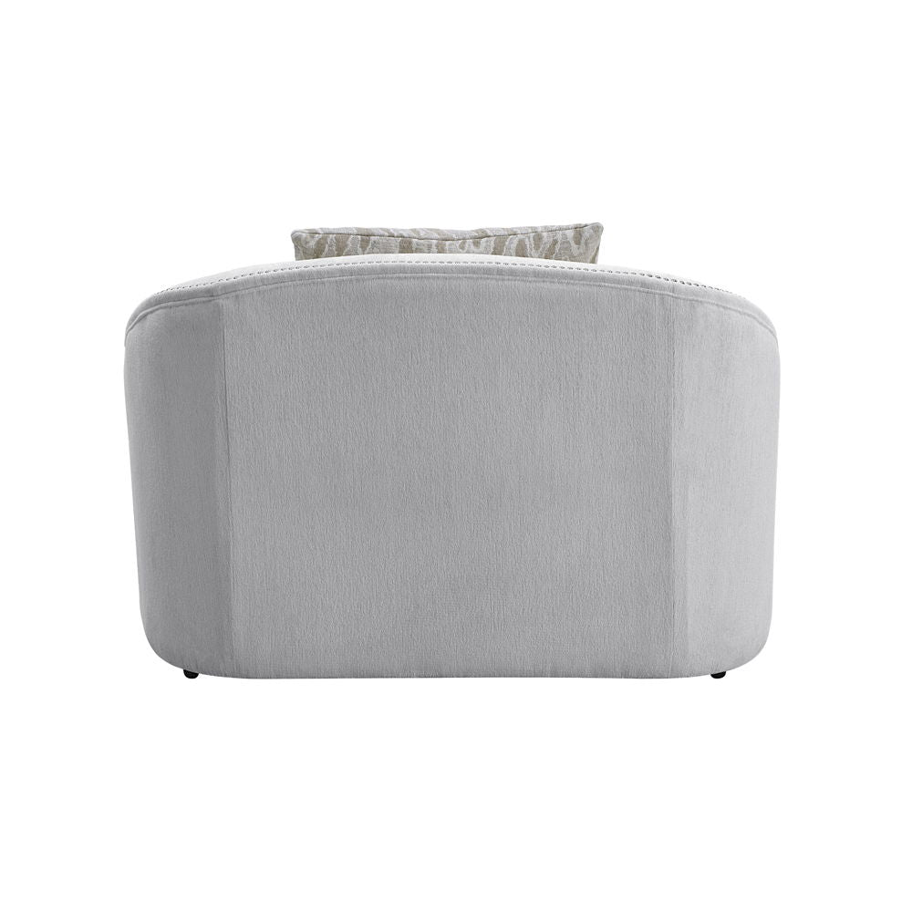 Mahler - Chair With 2 Pillows - Beige Linen