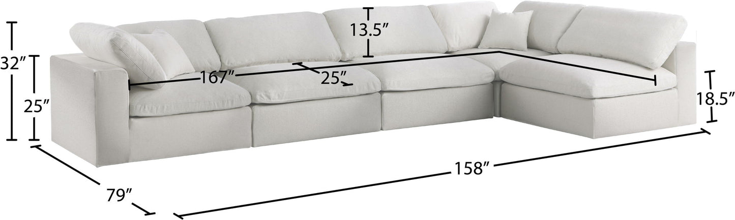 Serene - 5 Piece Modular Sectional