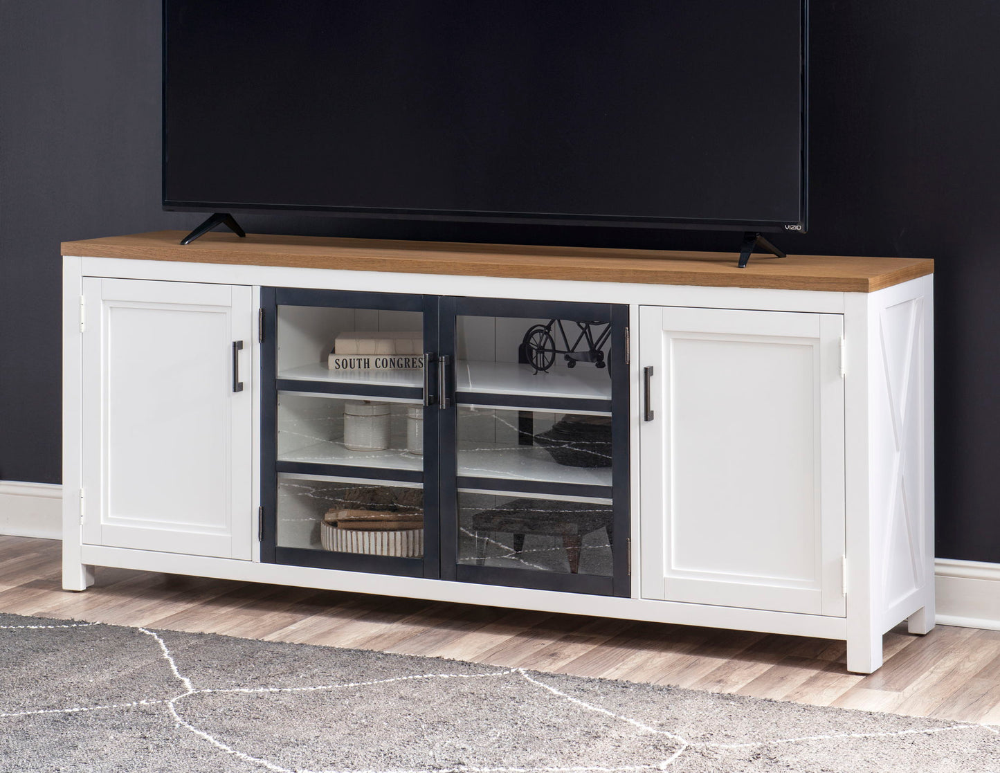 Franklin - Entertainment Console - White
