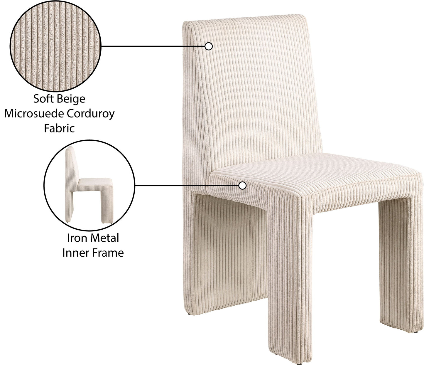 Benson - Microsuede Dining Chair (Set of 2)