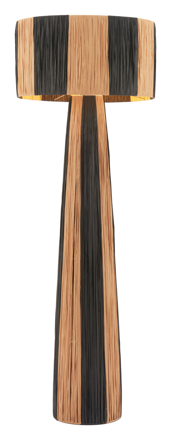 Gala - Floor Lamp - Black / Natural