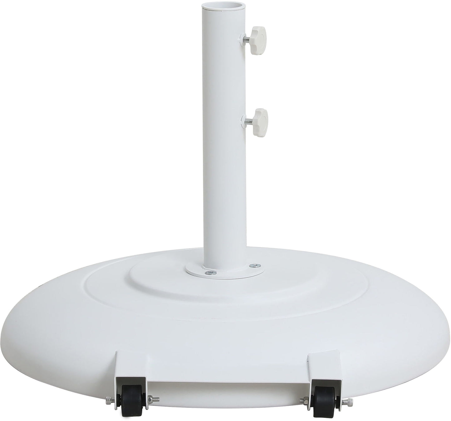 Fiji - Aluminum Patio Umbrella With Round White Base