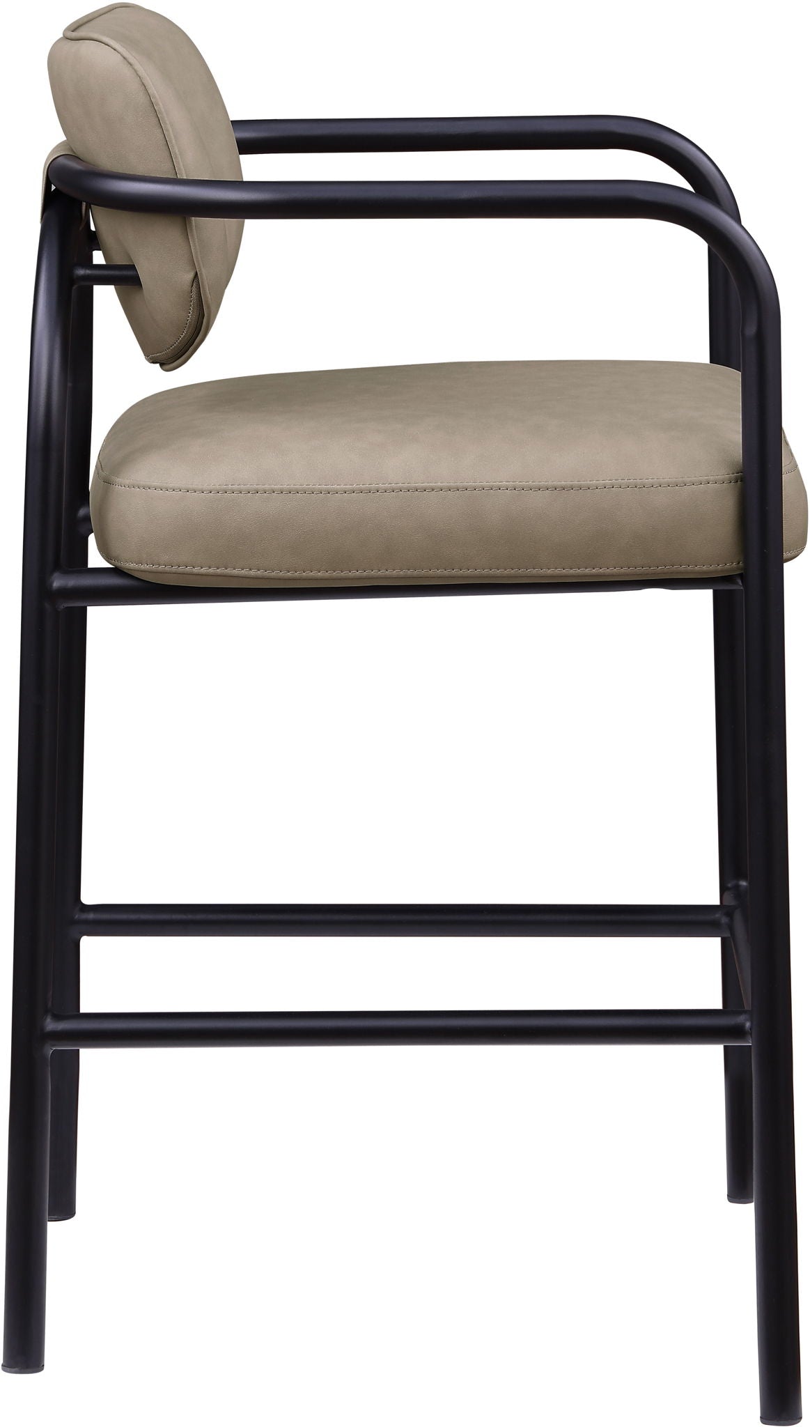 Serava - Vegan Leather Upholstered Bar Stool