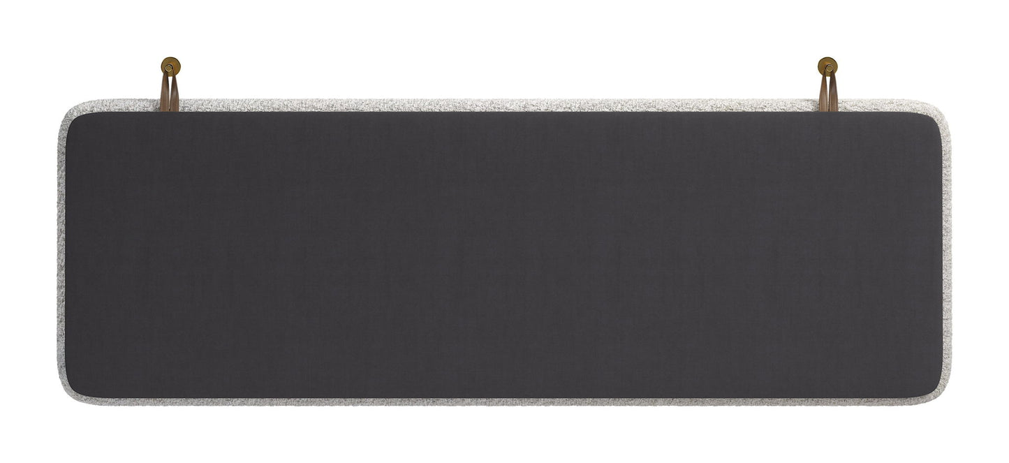 Bela - Floating Queen Headboard - White / Ivory