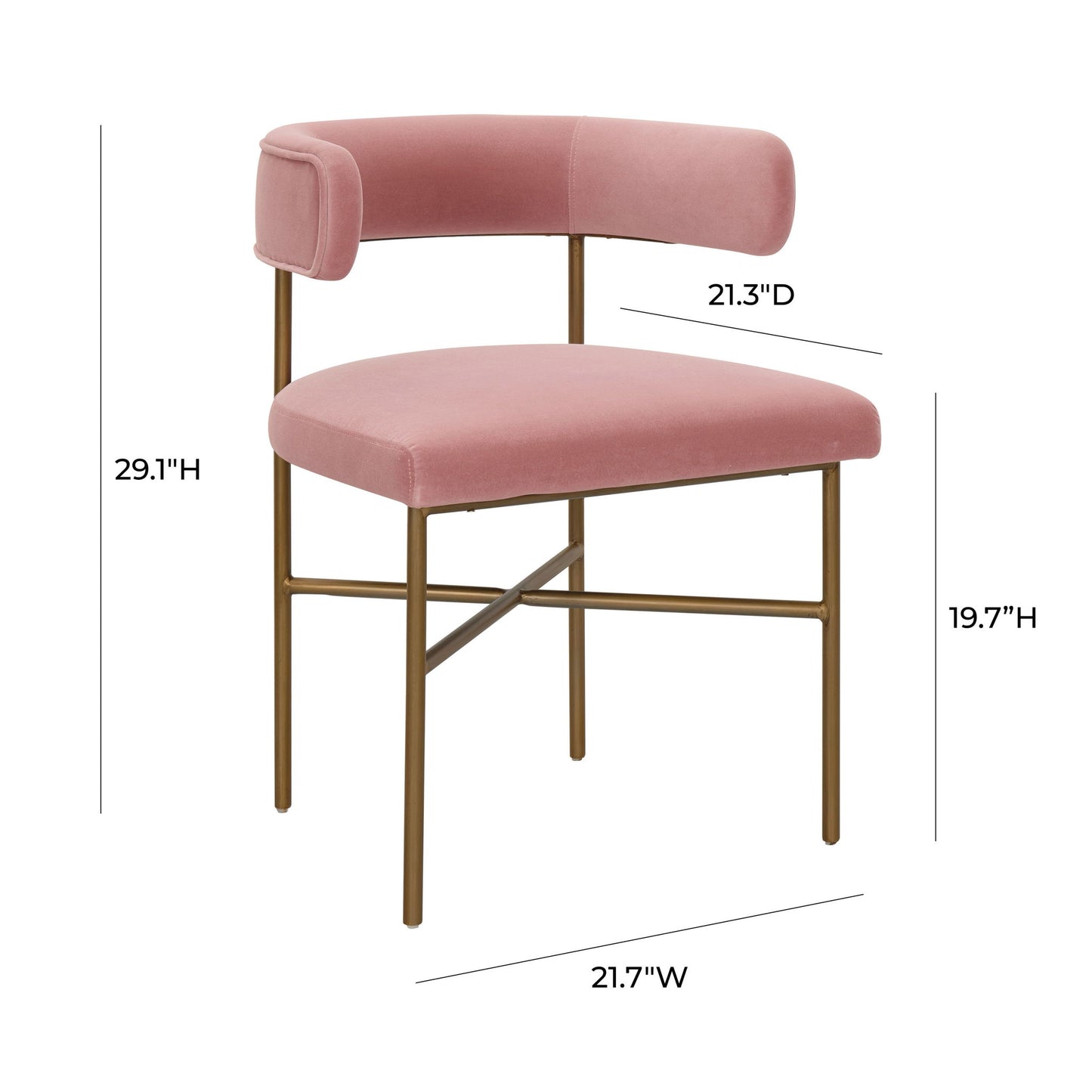 Kim - Performance Velvet Chair