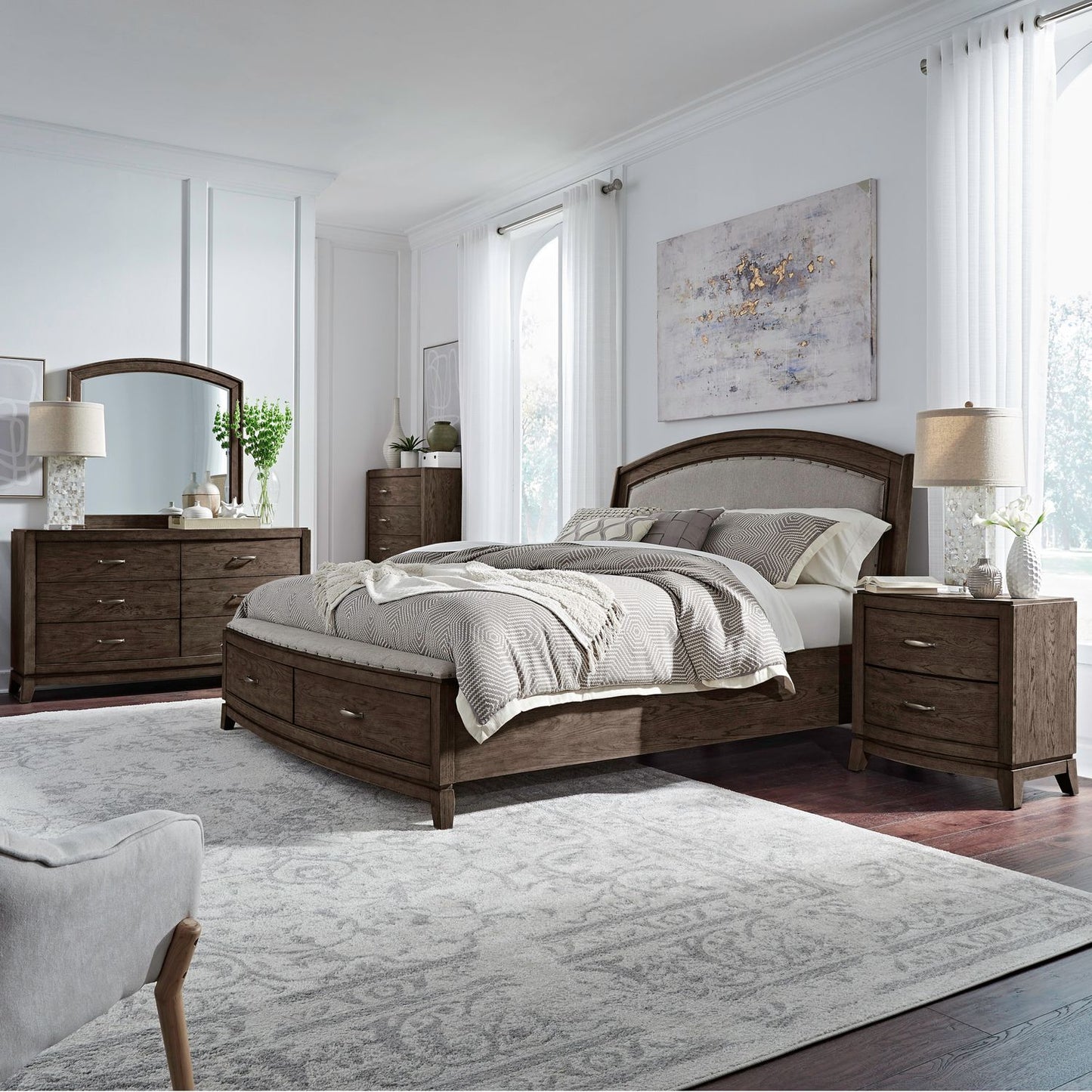 Avalon - Upholstered Bedroom Set