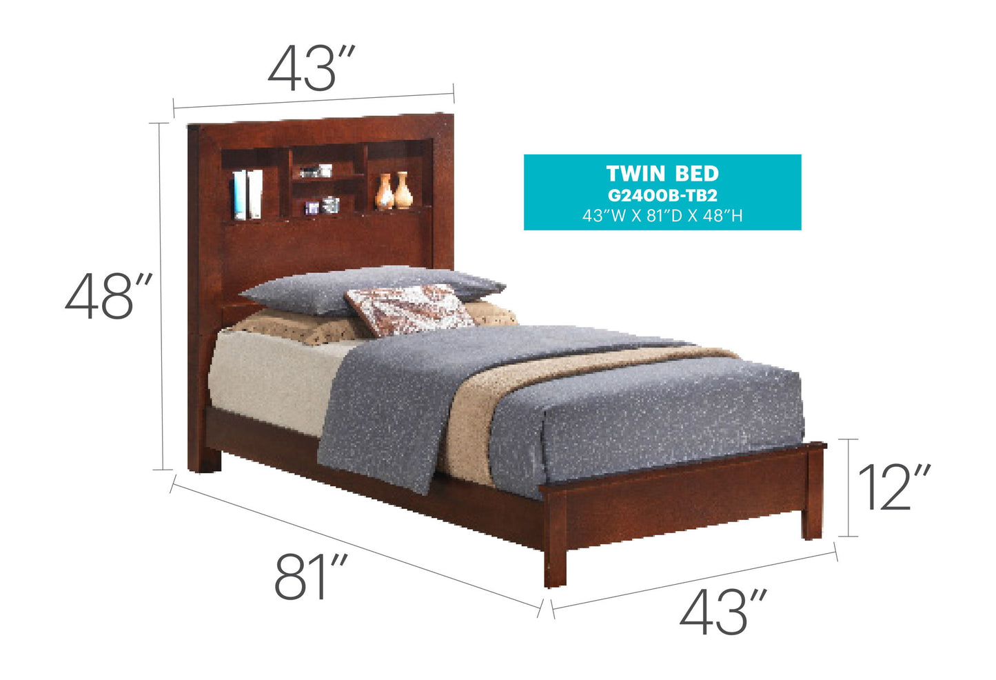 Glory Furniture - Burlington - Bed