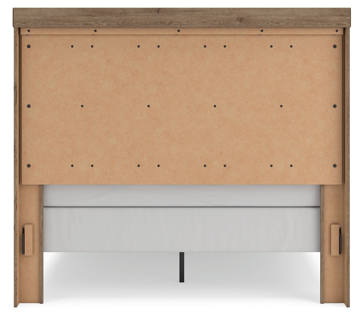 Oliandon - 3 Pc. - Queen Panel Bed, Dresser And Mirror - Light Brown