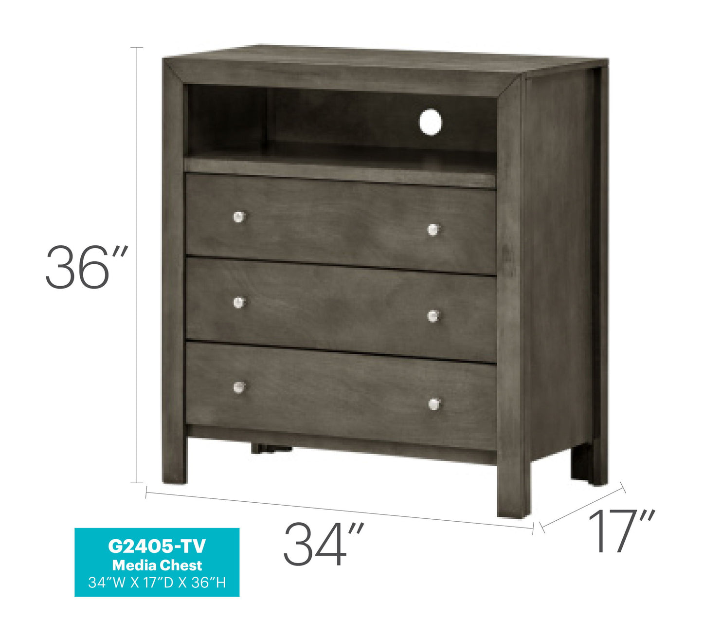 Glory Furniture - Burlington - Media Chest