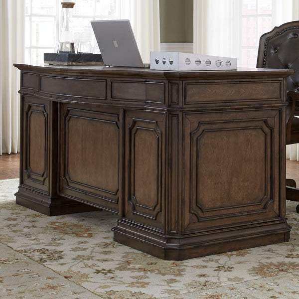 Amelia - Jr Executive Desk - Antique Toffee