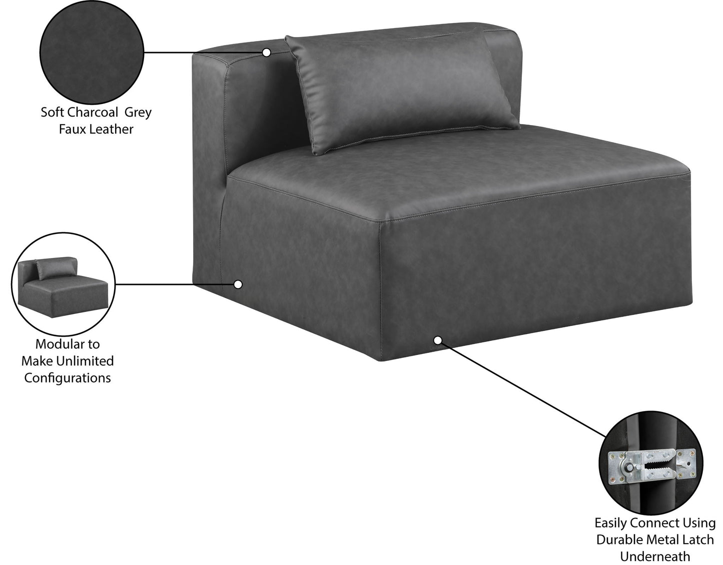 Cube - Armless Chair