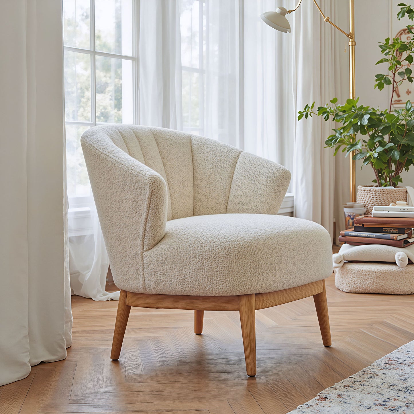 Leque - Accent Chair - Tawny Beige