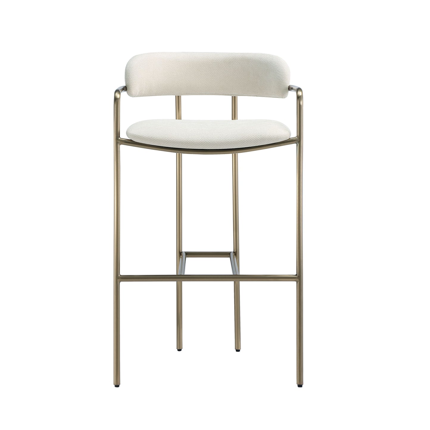 Manhattan Serene - Metal Upholstered Barstool