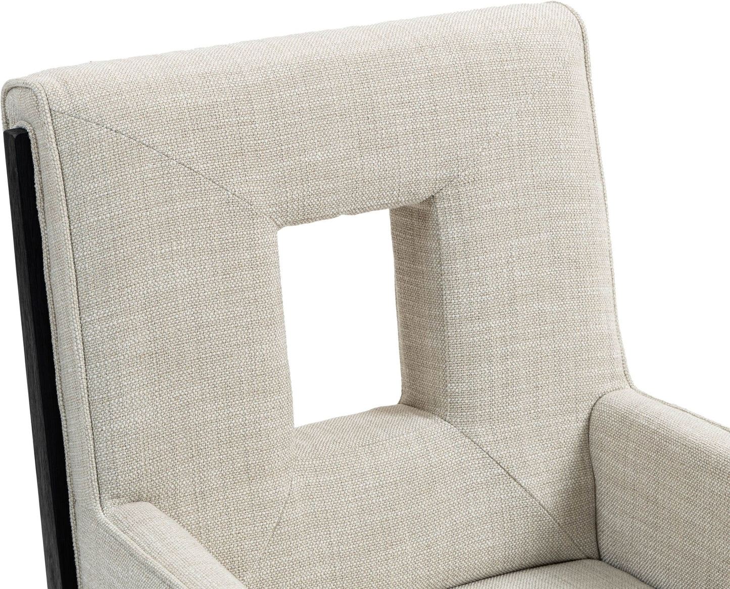 Gwendolyn - Dining Arm Chair With Black Frame