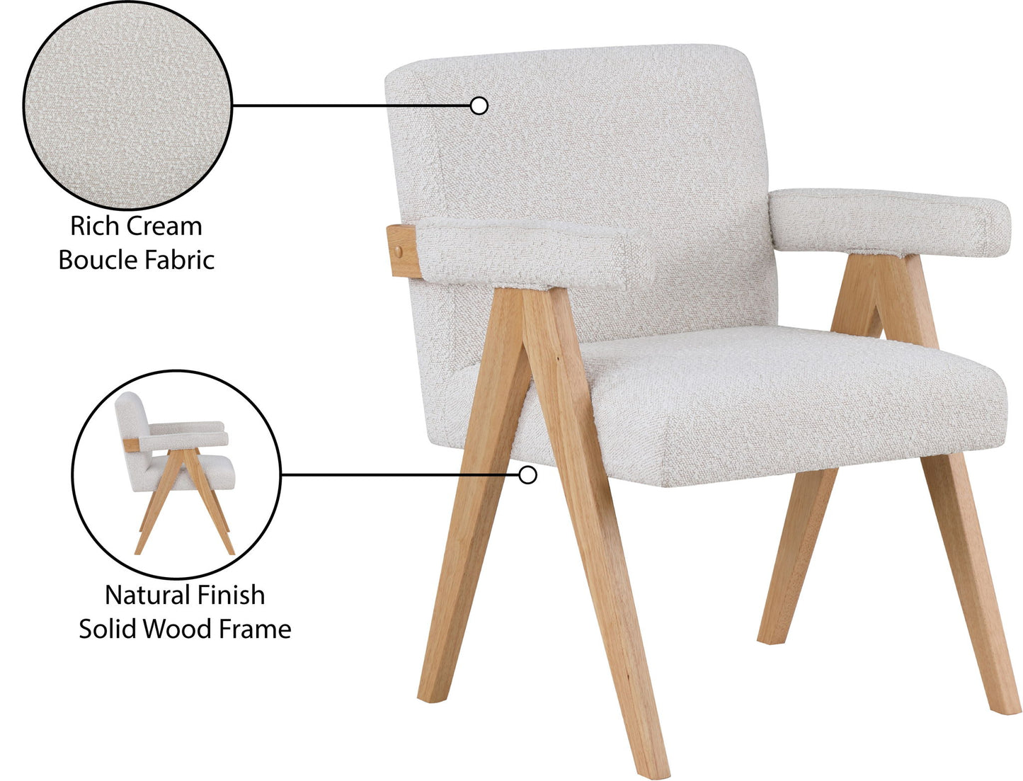 Woodloch - Accent Chair With Natural Frame