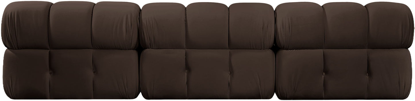 Orin - Velvet 3 Piece Modular Sofa