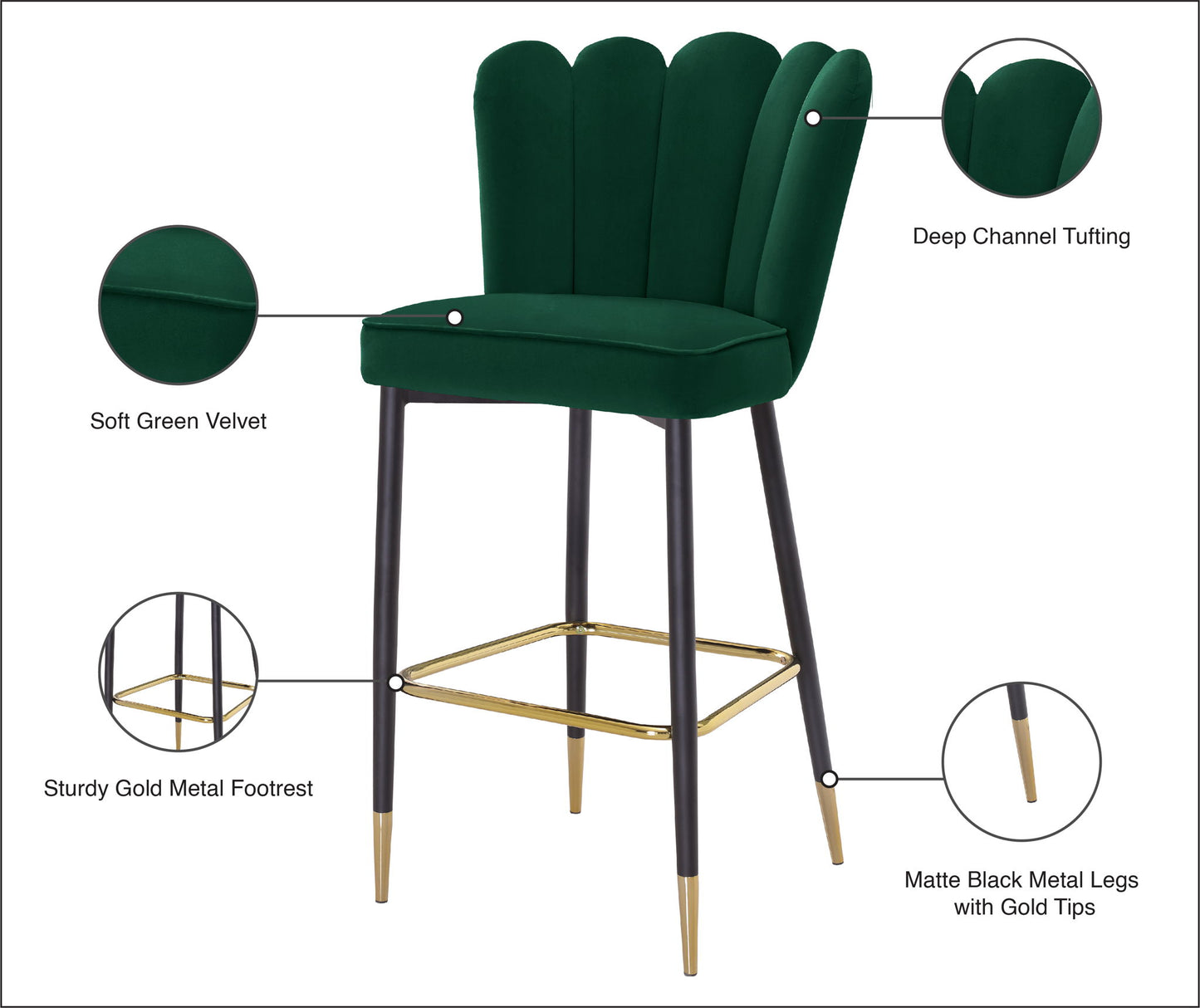 Lily - Stool (Set of 2)