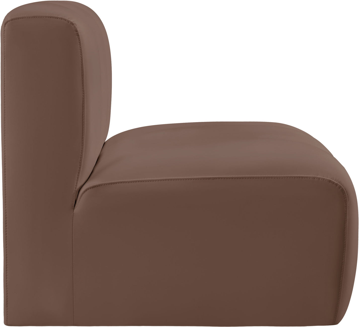 Arc - Faux Leather Straight Chair
